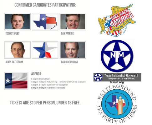 Lt Gov Forum Texas Nationalist Movemtent