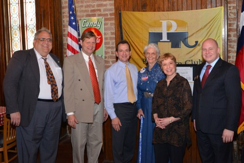 Paul Simpson with the Downtown Houston Pachyderm Club Board