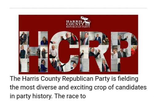 harris county republican party diverse field of candidates